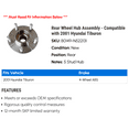 thumbnail image 2 of Rear Wheel Hub Assembly - Compatible with 2001 Hyundai Tiburon, 2 of 2