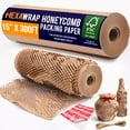 thumbnail image 1 of Papel de embalaje HEXAWRAP Honeycomb de 15 x 91 m con cuerda y pegatinas, 1 of 7