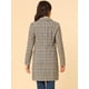 thumbnail image 5 of Abrigo Tipo Gabardina con solapa con Muesca Allegra K doble Botonadura para Mujer Marrón S, 5 of 6