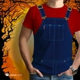 thumbnail image 4 of Halloween Overalls Red T-Shirt Costume All Over Adult T-Shirt - Medium, 4 of 7
