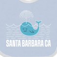thumbnail image 4 of Inktastic Santa Barbara California Beach Vacation Boys or Girls Baby Bib, 4 of 4