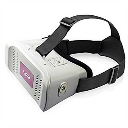Refurbished 3D VR Headset By Cellet, Wired Virtual Reality Glasses-Universal Compatibility including iPhone 7/7s Plus, 6/Plus, 5/5s/5c, Sams