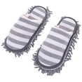 thumbnail image 3 of Washable Mop Slippers with Detachable Dusting Pads, Lightweight Sweeping Shoes for Easy Floor Cleaning, 3 of 5