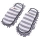 thumbnail image 5 of 1 par de pantuflas de chenilla, multifuncionales, para limpiar el piso, cubierta de zapatos, herramientas de limpieza del hogar, tamaño libre (gris), 5 of 8
