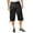 Black, variant on Pro Club Mens Cotton Twill Cargo Short Pants with Belt 30"-52"
