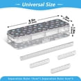 thumbnail image 3 of Plastic Pencil Box Large Capacity Pencil Boxes Clear Boxes with Snap-Tight Lid Stylish Office Supplies Storage Organizer Box Colorful Dog Paw Prints, 3 of 7
