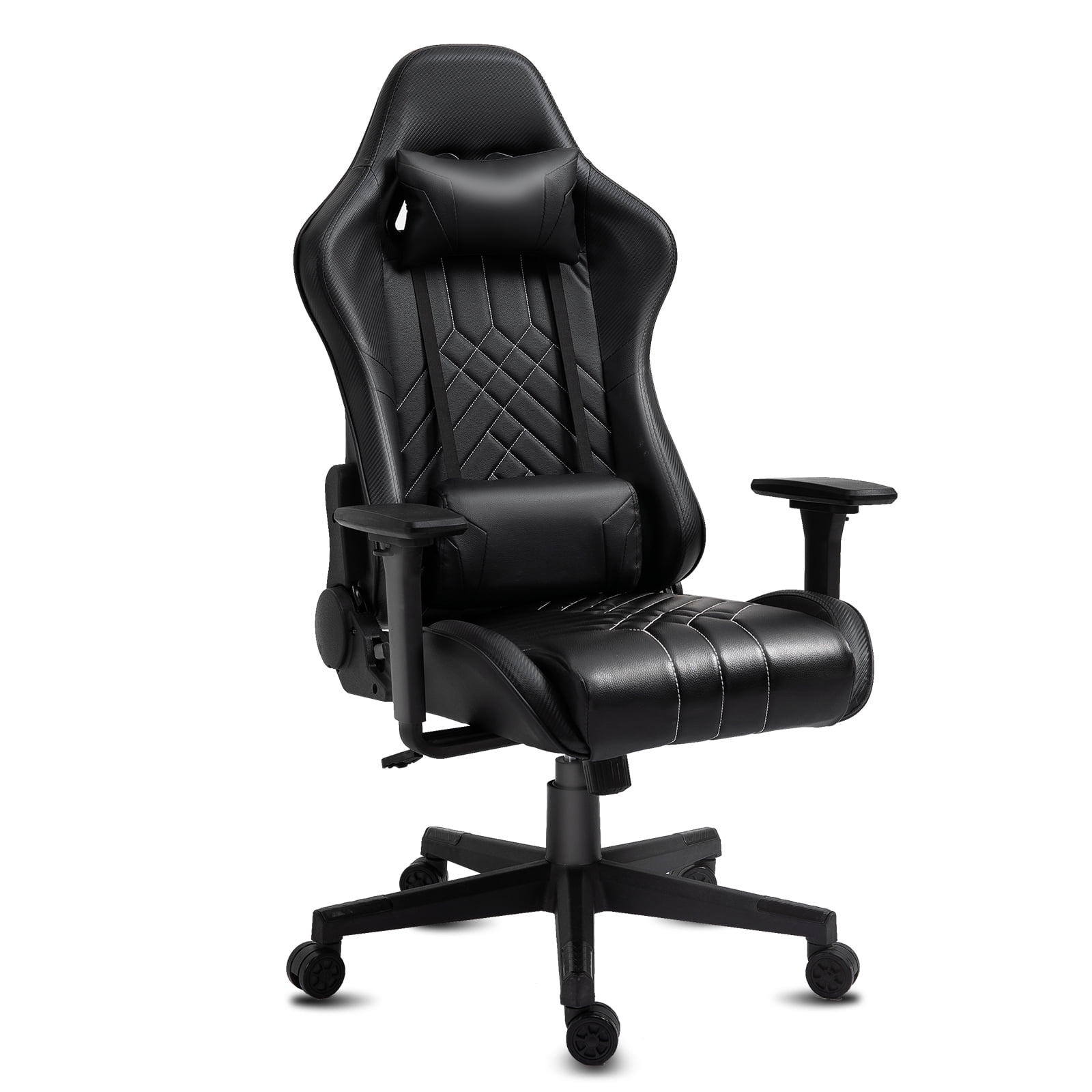 High Back Swivel Gaming Chair Ergonomic Racing Style Office Desk Chair Recliner with Headrest 