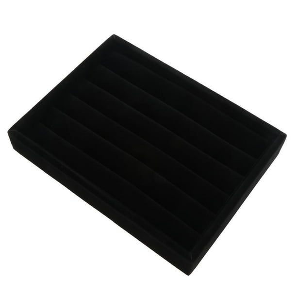Black Velvet Jewelry Display Tray for Exhibit Bracelet s 15 X 3cm 5 5 Walmart