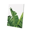 thumbnail image 3 of Cuadro moderno al óleo sobre lienzo con hojas de plantas tropicales sin marco, ideal para el hogar. L, 3 of 9