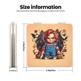 thumbnail image 3 of Qekee Chucky Print Compact Makeup Mirror Folding Mini Pocket Mirror Portable Hand Mirror Double-Sided 2 x 1x Magnification for Woman Girls-Square, 3 of 9