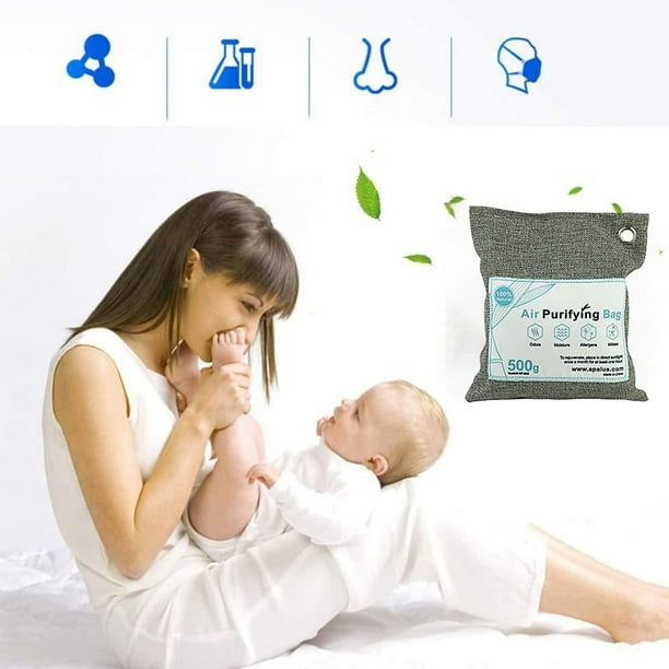 Nature Fresh Air Purifier Bags Activated Bamboo Charcoal Air