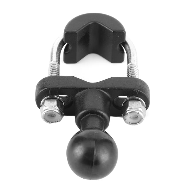 AMONIDA Handlebar Rail Mount Base, Motorcycle Handlebar Rail Ball Mount Base Kit Phone Holder Fixing Bracket Universal Accessory