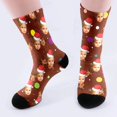 thumbnail image 2 of oqasdz DIY Custom Socks with Picture Funny Print Photo Socks Customized Novelty Sock for, 2 of 4