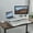 White1 + MDF+Metal, variant on 32 Inch Desk Converter, Height Adjustable Sit to Stand Riser, Dual Monitor and Laptop Workstation with Wide Keyboard Tray, White,standing desk,Gift for Mother's day