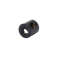 thumbnail image 2 of B&P Lamp® Flat Top 3-Way Brass Arm Back, All Holes Tapped 1/8IP, 3/4 Inch Height by 3/4 Inch Diameter, Gloss Black Finish, 2 of 3