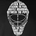thumbnail image 3 of CafePress - Hockey Goalie Mask Text Long Sleeve Dark T Shirt - Long Sleeve Dark T-Shirt, 3 of 4
