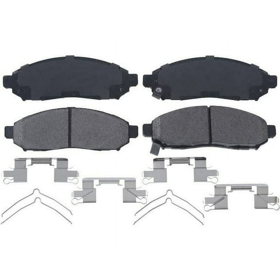 Front Brake Pad Set - Compatible with 2015 - 2018 Chevy City Express 2016 2017