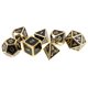 thumbnail image 5 of 7 piezas / paquete de dados poliédricos esmaltados para accesorios de juegos de de barra 1,6 cm , Dorado Baoblaze Dado, 5 of 8