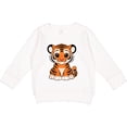 thumbnail image 2 of Inktastic Cute Baby Tiger Toddler Sweatshirt, 2 of 4
