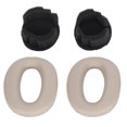 thumbnail image 2 of Almohadillas para la Oreja de Auriculares de Reemplazo, Cojín de auriculares de Reemplazo Ultra Delgado, Cómodo Duradero Con Algodón de Ajuste para Mdr-000X WH-000XMM2, 2 of 7