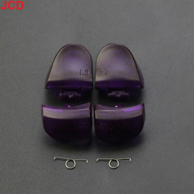 1set For PS5 V3.0 BDM-030 Controller L1 R1 L2 R2 Trigger Shoulder Buttons & Springs Set Replace Accessories Translucent purple