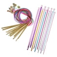 thumbnail image 4 of de agujas de tejer, Circular de bambú profesion para principiantes portátil con tejido de tubo de plástico tejido creativo alfombra manta - Zulema Agujas de tejer, 4 of 8