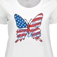 thumbnail image 4 of Inktastic Patriotic Butterfly Women's Plus Size T-Shirt, 4 of 5