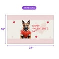 thumbnail image 5 of Happy Valentine's Day Belgian Malinois Brings Love Heart Doormat Sheepdog Dog Lover Gifts Indoor Outdoor Welcome Mat - 02028, 5 of 5