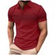 thumbnail image 5 of Camisas de Manga Larga para Hombres Suéter Cremallera Impresión Solapa Cuello, Blusa Casual para el Invierno, 5 of 6