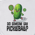 thumbnail image 3 of Inktastic Funny Pickleball Player Quote Baby Burp Cloth, 3 of 3