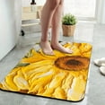 thumbnail image 2 of 1pc Sunflower Painting Bathroom Rug Bathroom Decor and Accessories- Durable,Anti Slip,And Quick Drying,Suitable For Indoor/outdoor Use - Perfect For Bathrooms,Bedrooms,Kitchens, 2 of 9