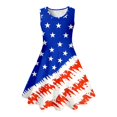 thumbnail image 4 of CAIXIA 4th of July Dresses for Girls USA Patriotic Dress American Flag A Line Dress Independence Day Outfit, 4 of 4