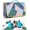 Euclidean Geometry, variant on Picnic Blanket, Foldable Waterproof Sand Mat, Extra Large Picnic Blanket Outdoor Picnic Mat Beach Blanket for Park Grass Camping Hiking Travel Family Concerts