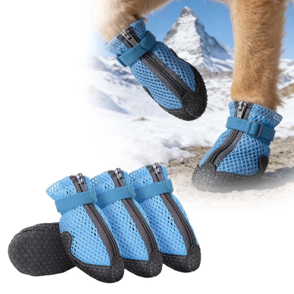 Breathable Pet Shoes Lightweight And Non ! Let Your Pet Enjoy The Outdoors Stylish And Suitable For All Seasons.