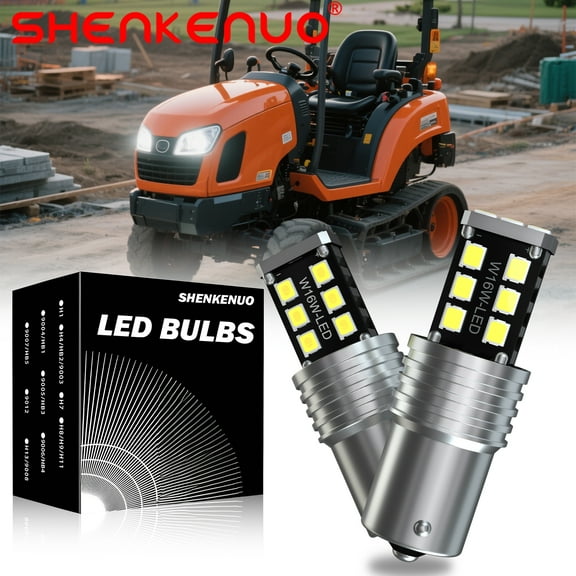 For Kubota BX1800 BX1830 BX2200 BX2230 Headlight 12v DC 2X EX LED Light Bulbs ,15SMD,C114