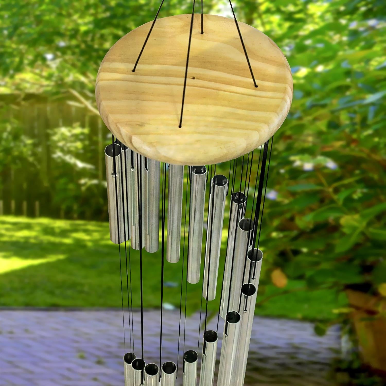 Sorbus Tubular Wind Chimes, Outdoor Garden Decor, Soothing Bell Sounds, Memorial Patio & Deck