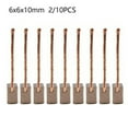 thumbnail image 4 of MYG 2/10pc Carbon Brush 6x6x10mm For Blower Motor, Fan Motor, Windshield Wiper Motor, 4 of 6