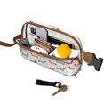 thumbnail image 2 of Cute Puppy Chest Bag – Dog Bone Print Waist Pack for Women, Lightweight and Water-Resistant Sling for Pet Enthusiasts, 2 of 4