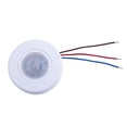 thumbnail image 1 of Interruptor de luz con sensor de movimiento PIR para techo, 110-220 V, 200 W, ultrafino, con retardo de tiempo ajustable por inducción infrarroja, 1 of 8