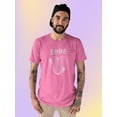 thumbnail image 2 of Love Techno Style Heart T-Shirt Men -Image by Shutterstock, Male 3X-Large, 2 of 4