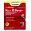 Walgreens Childrens Pain Relief Suspension Liquid 2 Pack Grape 4floz 2 pack