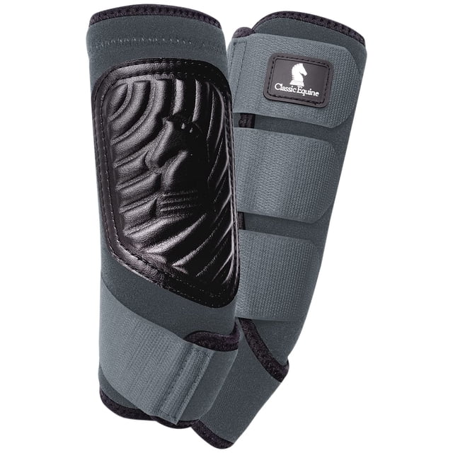 Classic Equine Classic Fit Boot Front, Color: Grey, Size: M (CF100GYM)