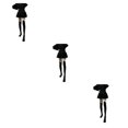 thumbnail image 3 of Minnieouse 1 par de medias altas hasta el muslo sobre la rodilla calentadores de piernas universales accesorios de mujer Día de San Valentín Type1 NO1, 3 of 6