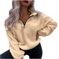 thumbnail image 6 of Fesfesfes Women Flannel Coat Fall New Women Flannel Coat Fashion Casual Long Sleeve Lapel Flannel Hoodie Women Flannel Coat On Sale, 6 of 6