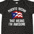 thumbnail image 4 of Inktastic Puerto Rican Awesome Boys or Girls Baby Bodysuit, 4 of 5