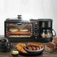 thumbnail image 3 of Extra Wide Convection Toaster Oven, 17.9 X 7.7 X 7.5in 3 in 1 Multifunctional Home Breakfast Station Toaster Oven Electric Breakfast Maker for Kitchen Countertop Compact Design, 3 of 7