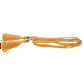 thumbnail image 6 of 2X Woven Tassel Belt Knot Decorated Waist Chain Waist Rope Gold, 6 of 8