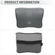 thumbnail image 4 of Almohada para reposacabezas de automóvil Unique Bargains, soporte para cuello ergonómico y cómodo, cuero Nappa y espuma de memoria, ancho ajustable, gris, 1 Pcs para conducción y viajes, 4 of 7