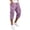 02# Purple, variant on HKYNLAG Mens Long Cargo Shorts Below Knee Breathable Capris Pants Elastic Waist Solid Color Ankle Pants Brown S