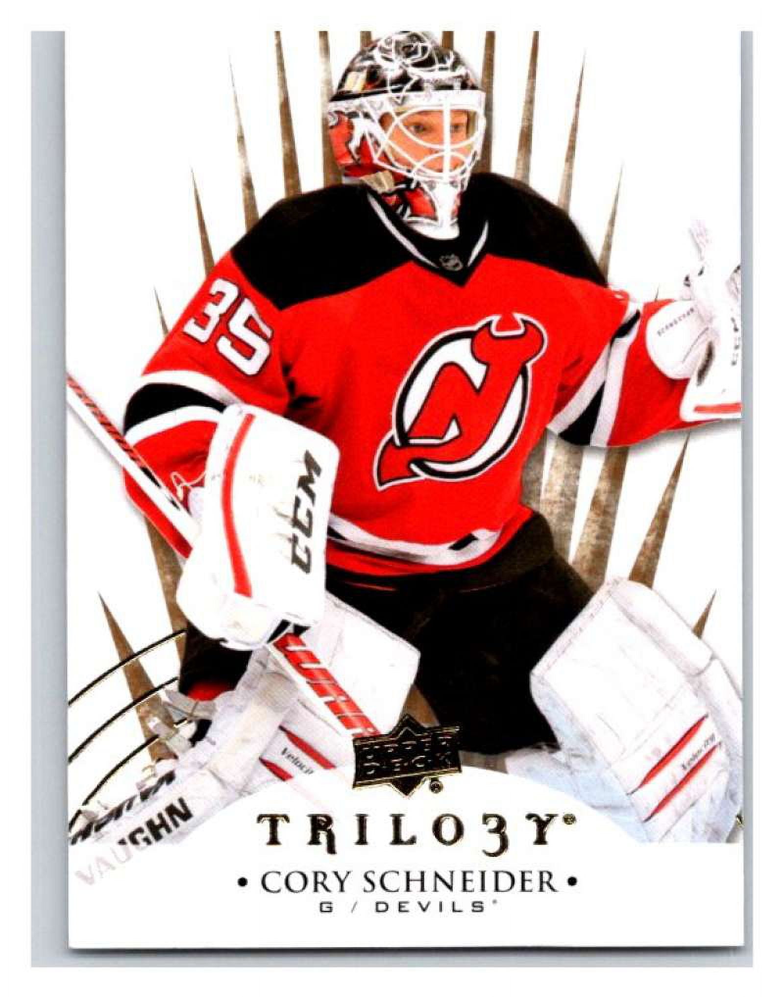 New Jersey Devils No35 Cory Schneider Black 100th Anniversary Jersey